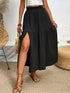 Frill Slit Skirt - Odaingerous